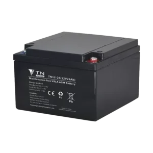 12V 26Ah AGM Battery, Tianneng TN12-26 Deep Cycle