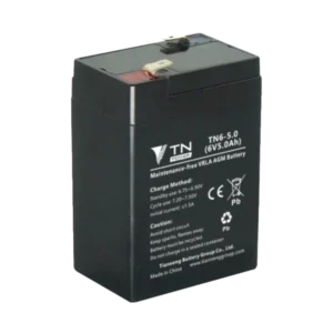 6V 5Ah AGM Battery, Tianneng TN6-5.0 Deep Cycle